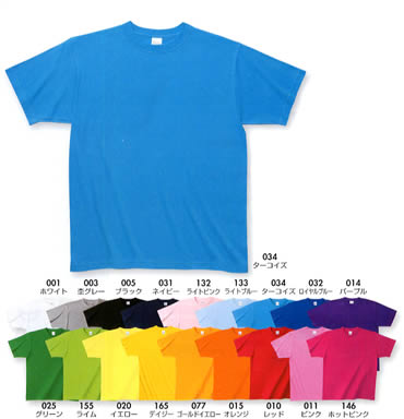 カラー豊富Tシャツ